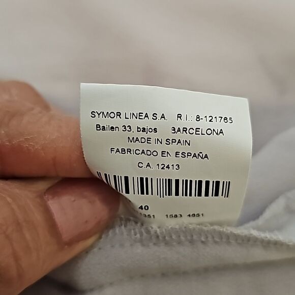 Javier Simorra Barcelona sheer silk blouse size 6 - Picture 10 of 10